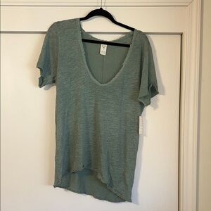 Free People distressed tee